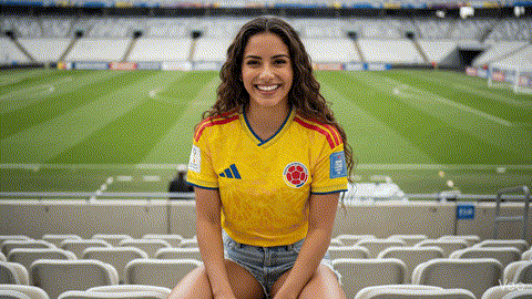 CAMISETA OFICIAL COLOMBIA MUNDIAL 2026