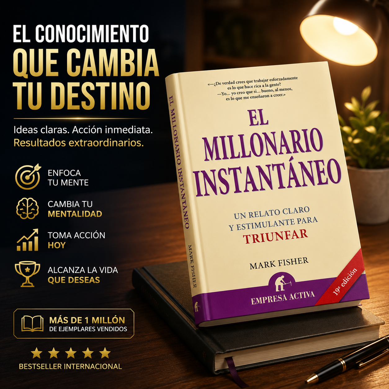 Libro Físico El Millonario Instantaneo Mark F.