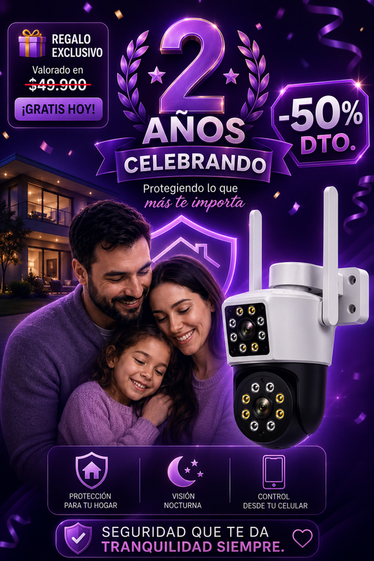 Militar Guard: Cámara de Seguridad - 2 en 1 + Regalo🎁