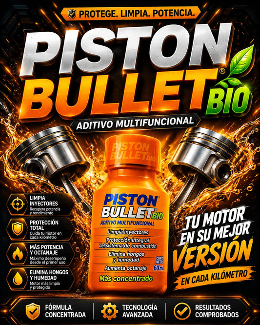🔥 PISTON BULLET BIO 🔥 Potencia extrema para tu vehículo